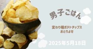【男子ごはん】変わり種ポテトチップスお取り寄せ情報（2025年5月18日放送）かつお節　しぞーかおでん　ポテ茶